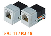 Pro-Wire RJ-11 / RJ-45 Connectors - Thumbnail