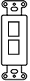 Pro-Wire Blank Connector Plates - IWM-2RJ - Thumbnail