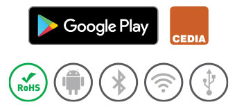 Google Play CEDIA Connection Icons